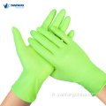 Gants de nitrile médical non glissant jetables